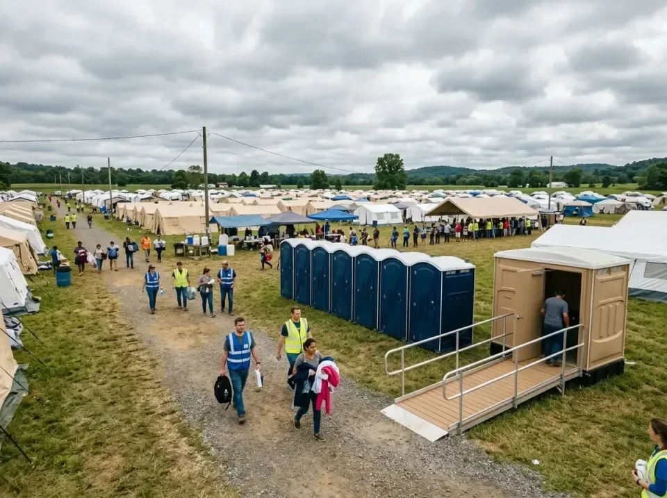 disaster-relief-camp-restrooms-010 — frequently asked questions, Dumpster & Portable Bathrooms Rental in Brookville, IN